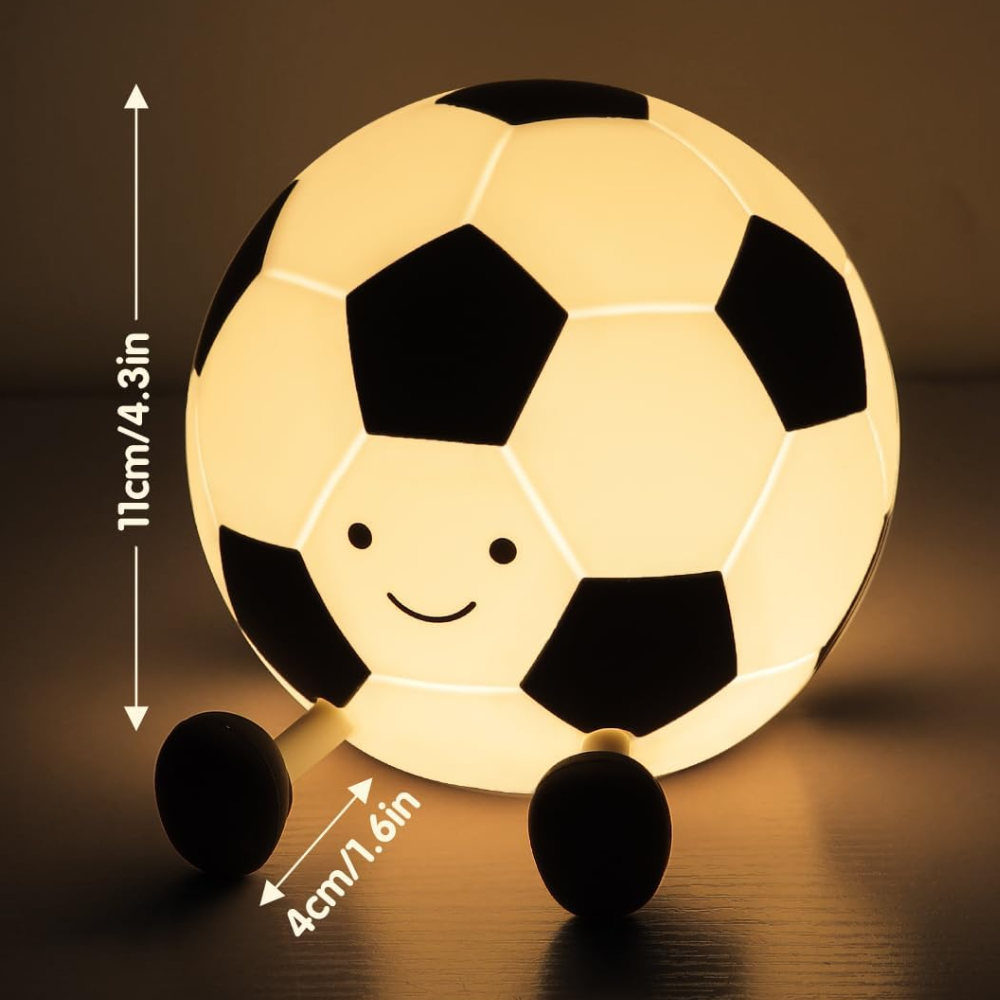 Veilleuse Ballon de Foot Tactile Apaisante