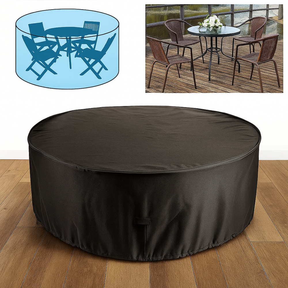 Housse de Protection Table de Jardin Imperméable Ultra-Résistante