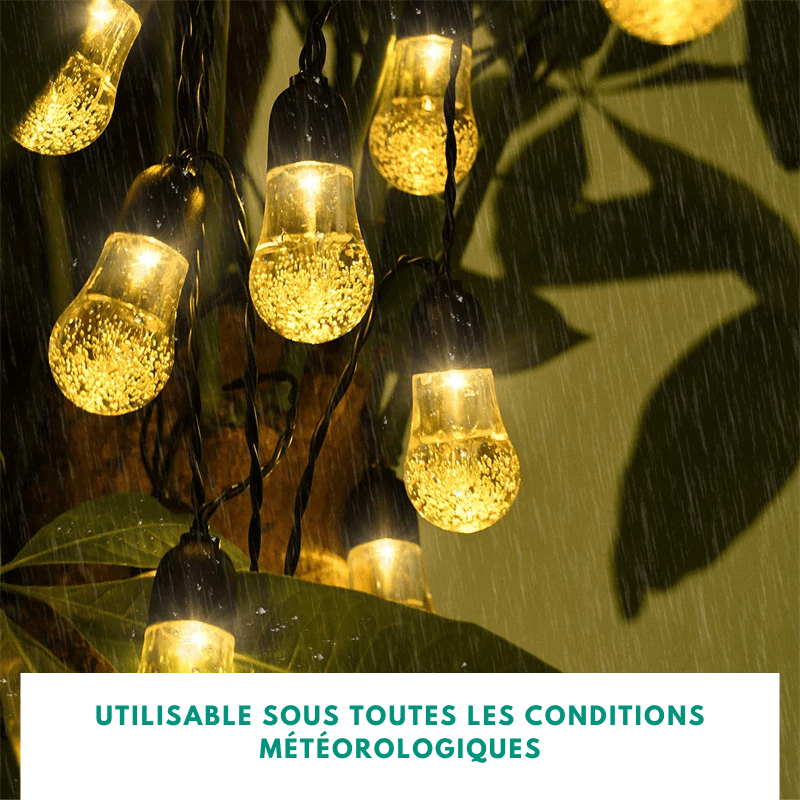 Guirlande Ampoules Solaire pour Extérieur