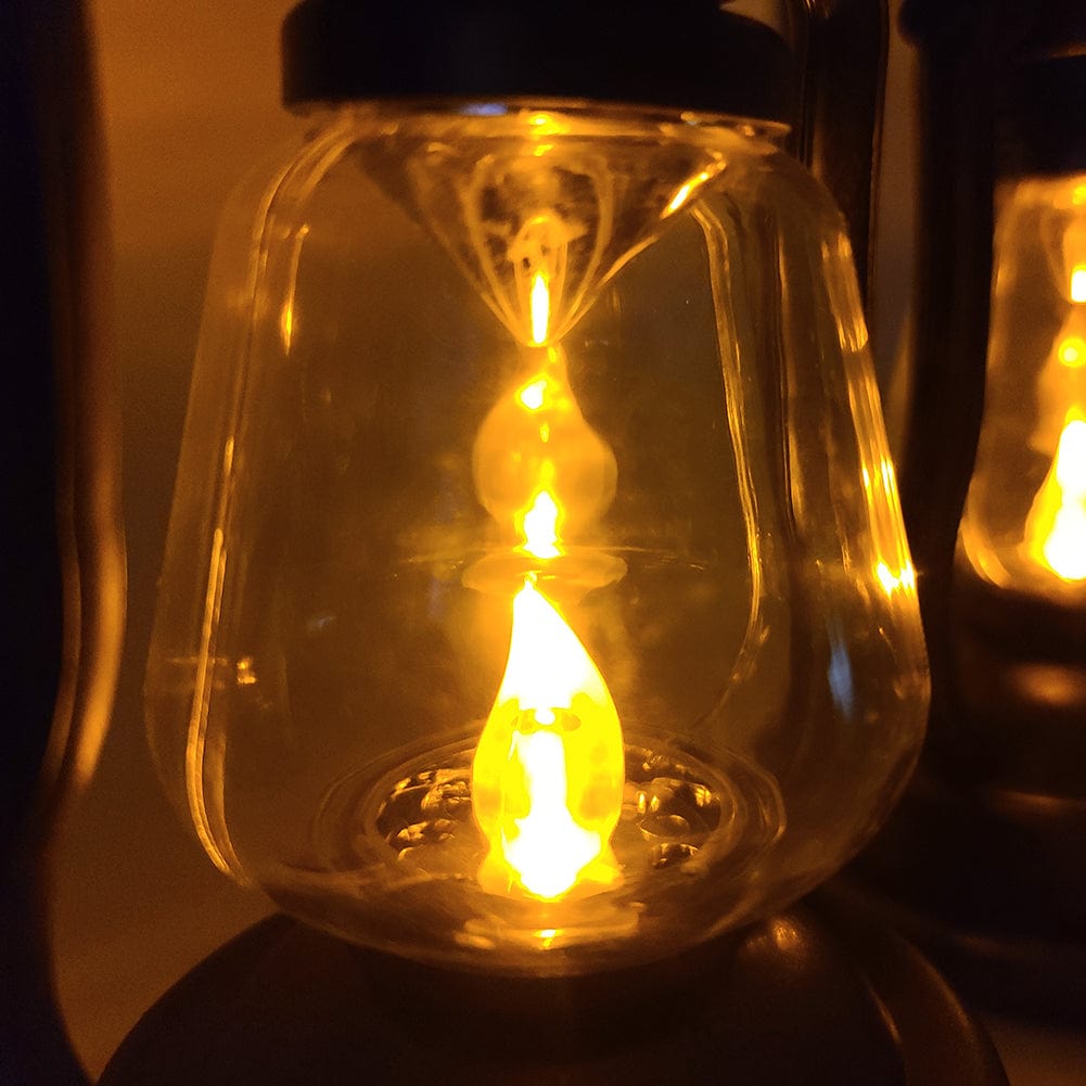 Lanterne Solaire Jardin Style Retro