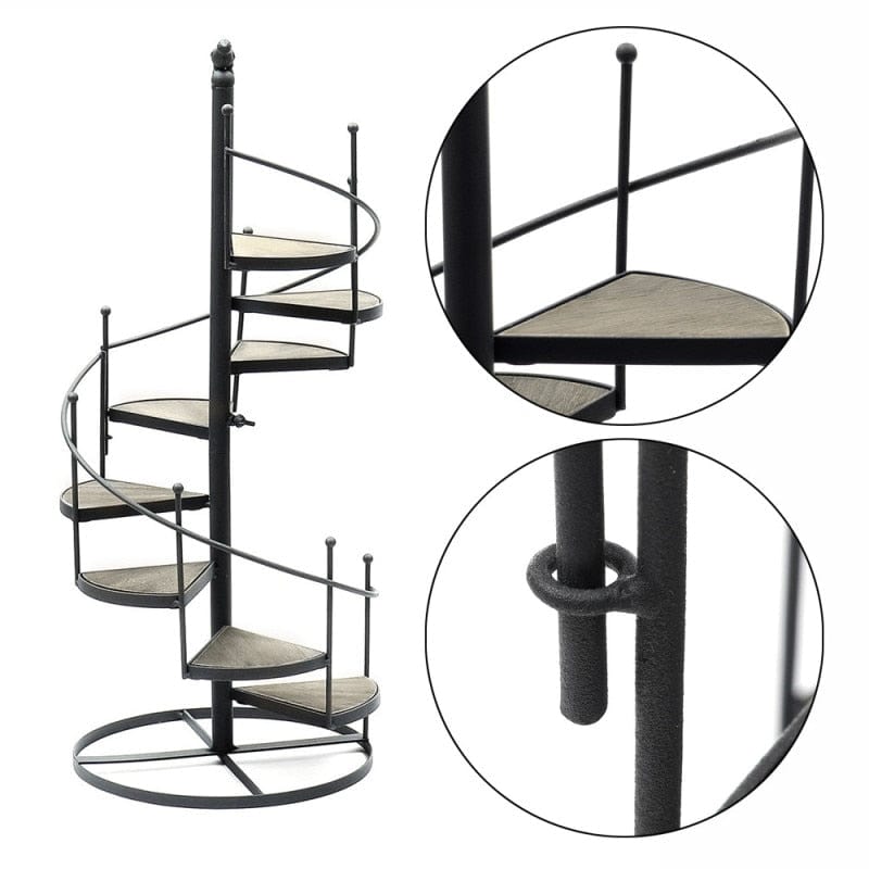 Porte Plante Escalier en Fer