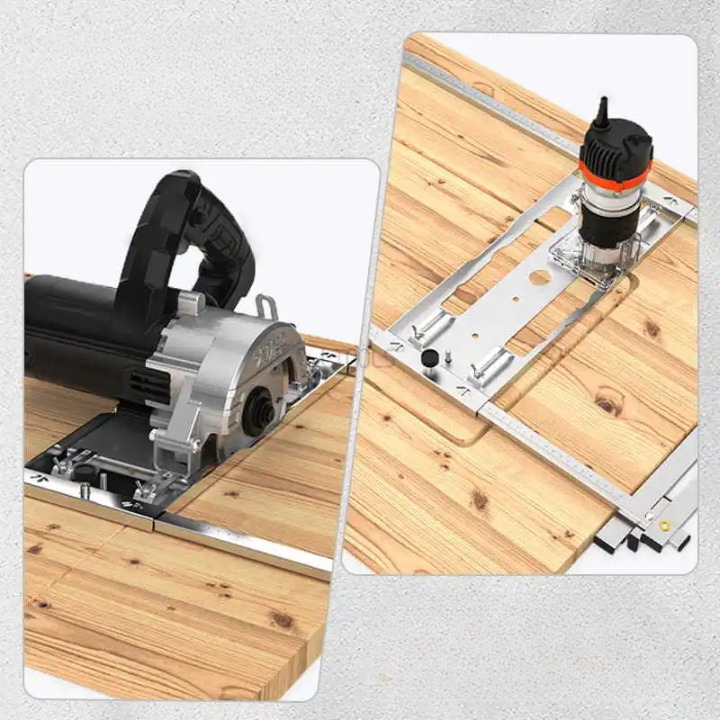 Guide de Coupe du Bois Précis Ajustable