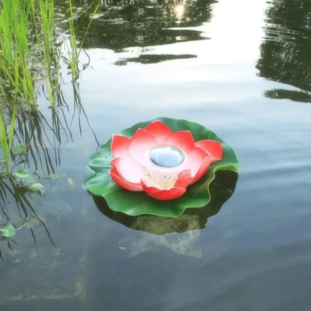 Lampe Solaire Féerique Flottante en Forme de Rose