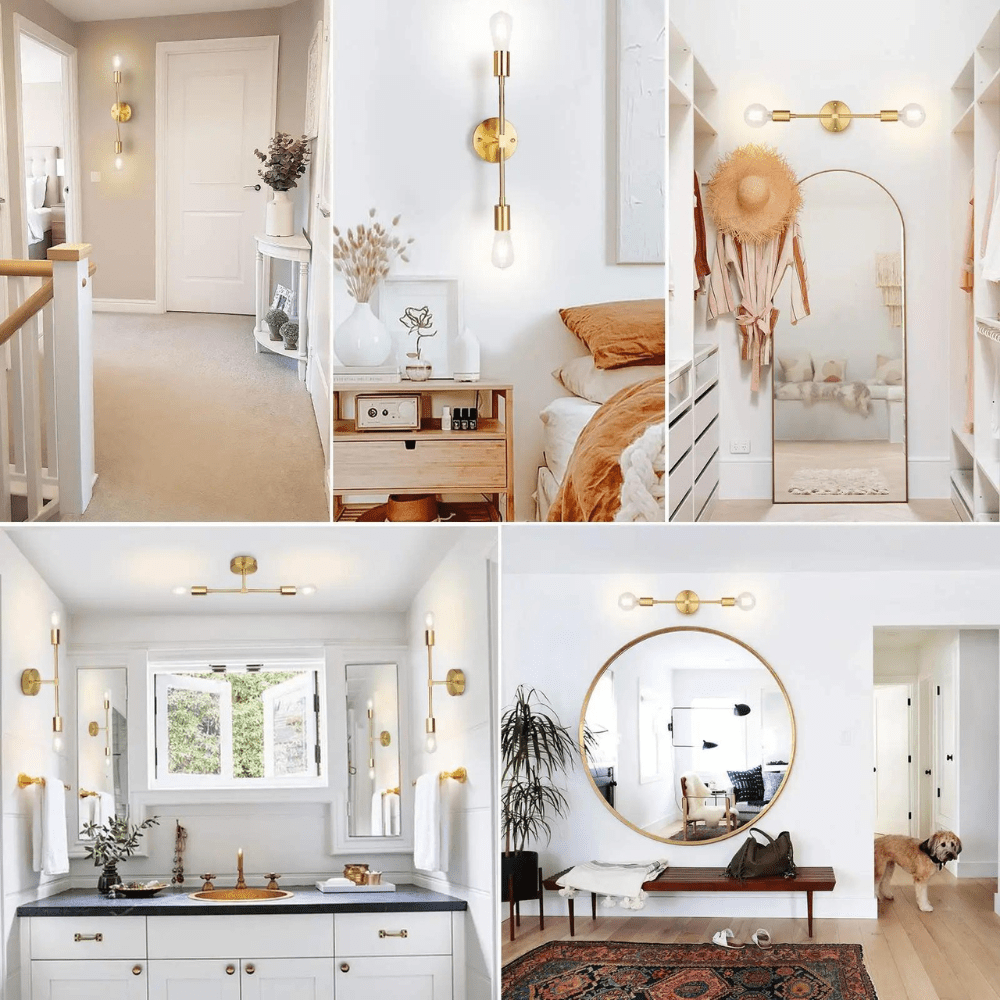 Applique Murale Double LED Vintage