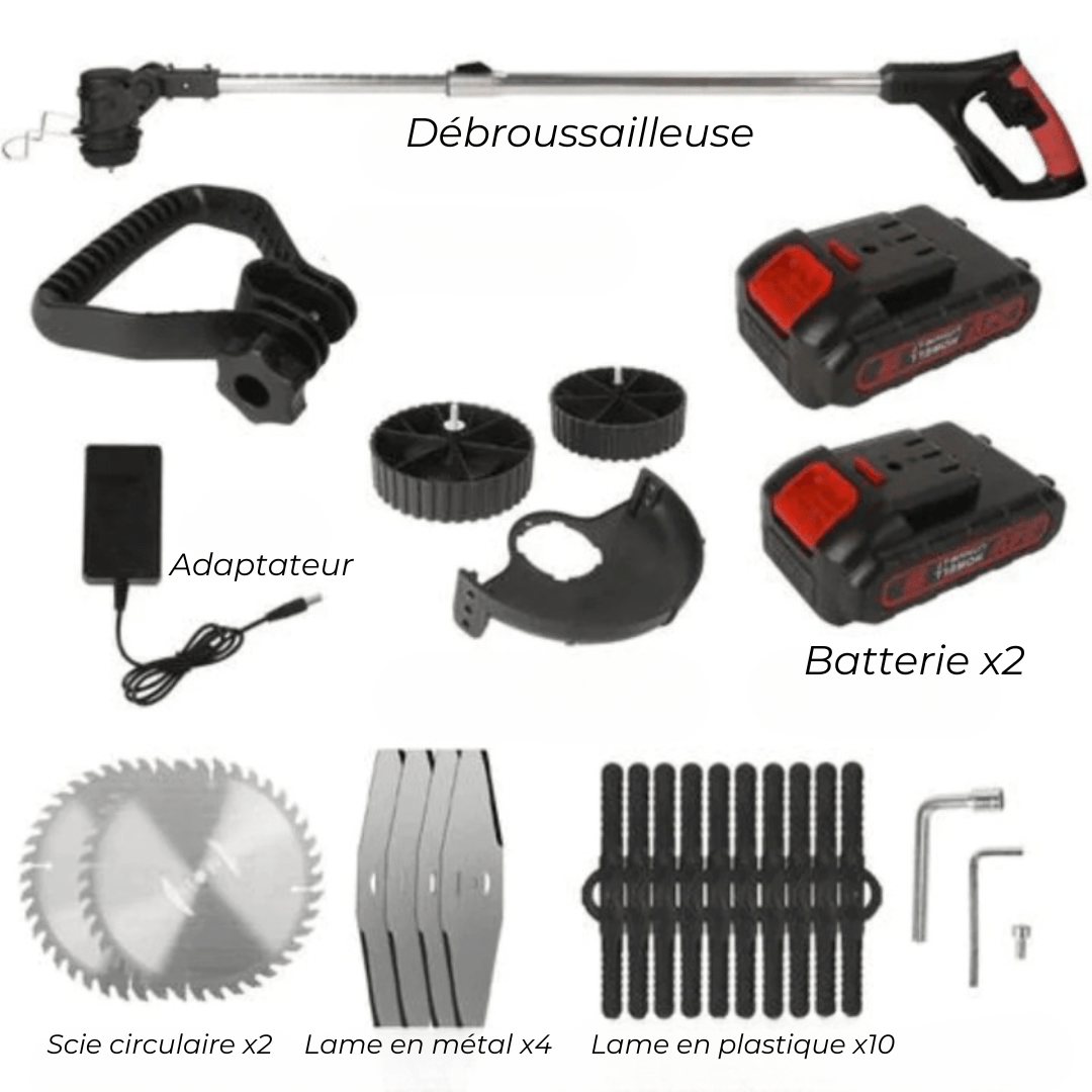 Coupe-Bordures Sans Fil 3-en-1