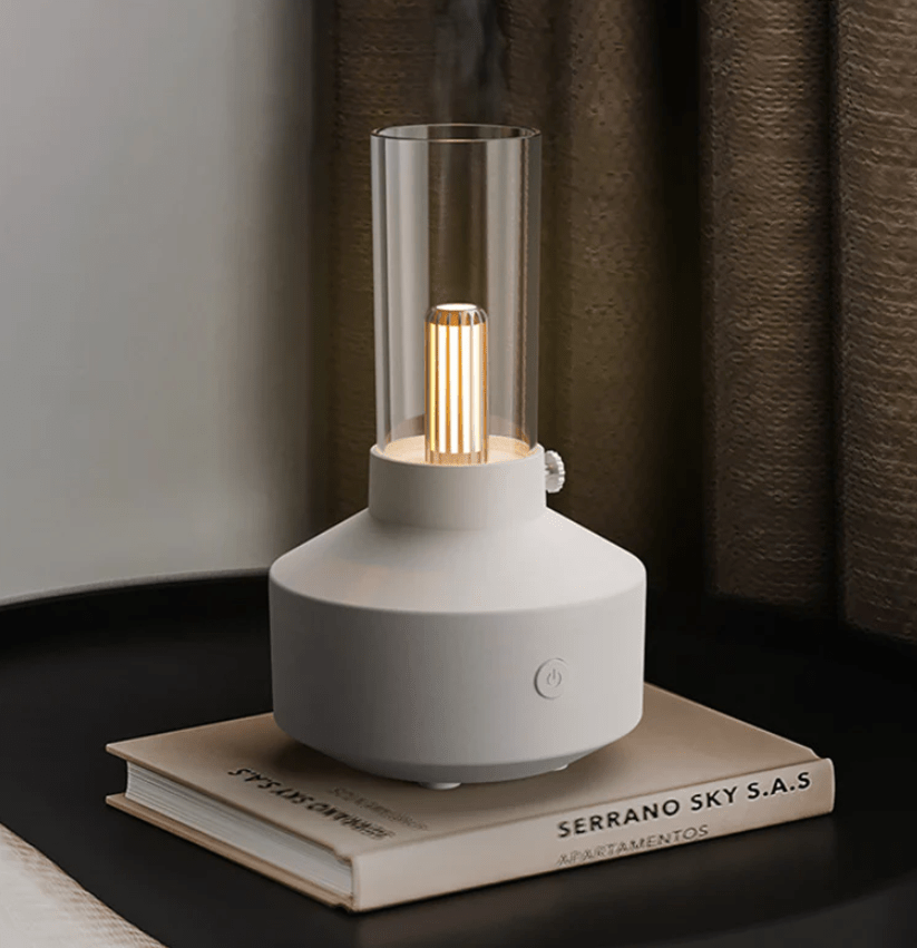 Diffuseur d'Arômes Lumineux Rétro Élégant