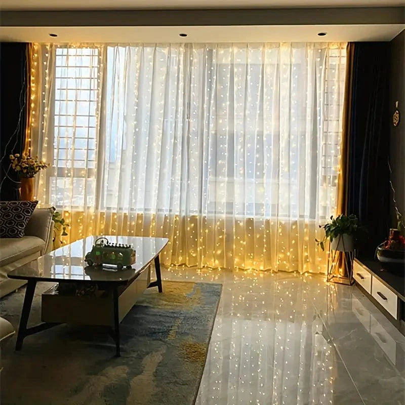Guirlande Lumineuse Premium pour Rideaux