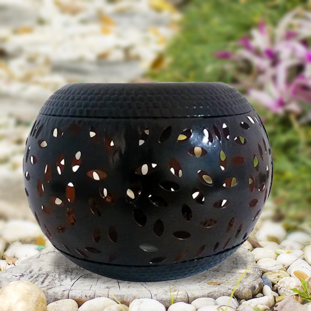 Lanterne Solaire d'Extérieur Effet Flamme Dansante