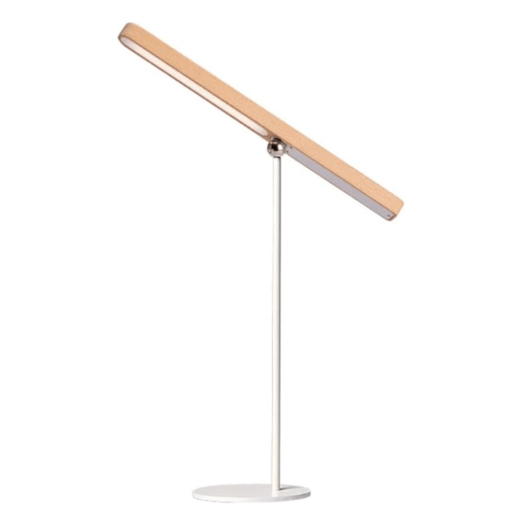 Lampe de Bureau Rechargeable en Bois