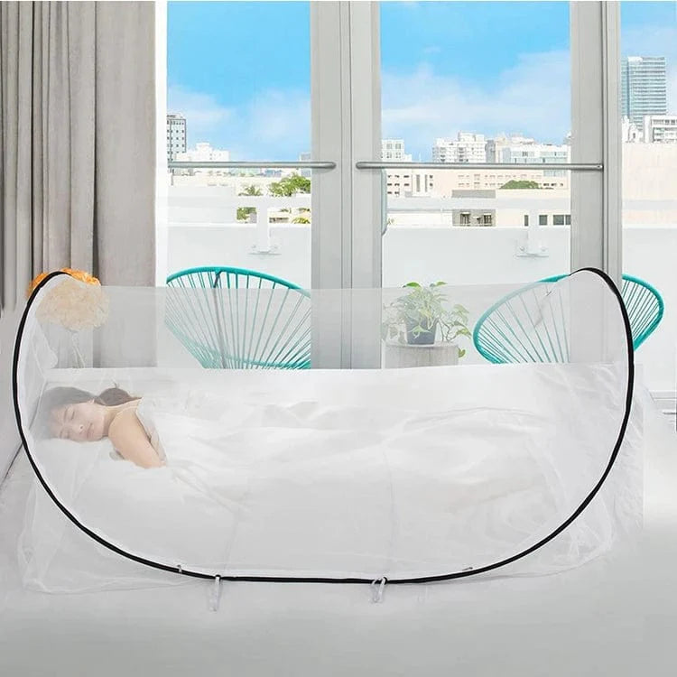 Moustiquaire Zippée de Camping Portable pour Enfants