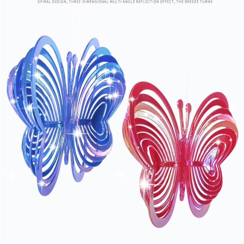 Papillon attrape-vent réfléchissant