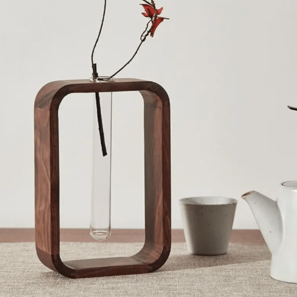 Vase à Tube d'essai Hydroponique Élégant