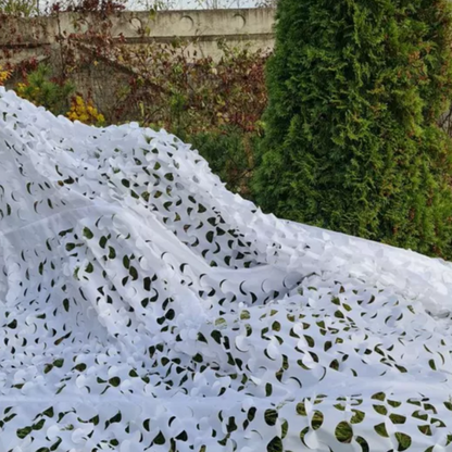 Voile d'ombrage Camouflage Blanc