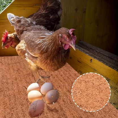 Tapis de Nidification Doux et Réutilisable pour Poulets