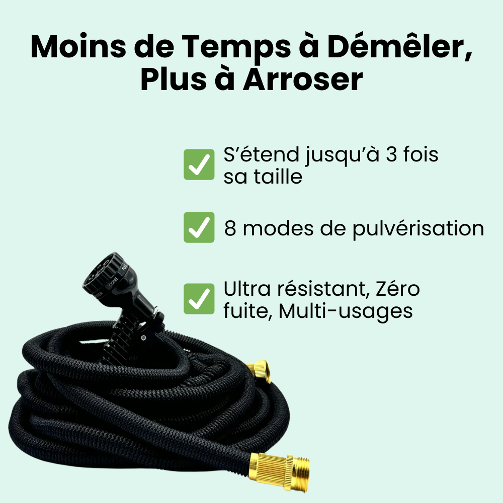 Tuyau d'Arrosage Extensible Premium