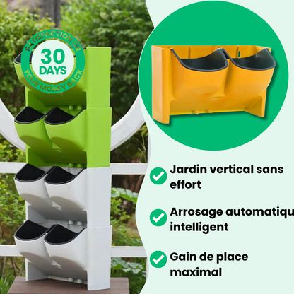Jardinière verticale auto-arrosante (1 pièce)