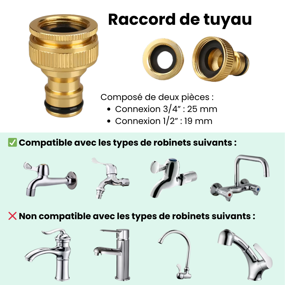 Tuyau d'Arrosage Extensible Premium