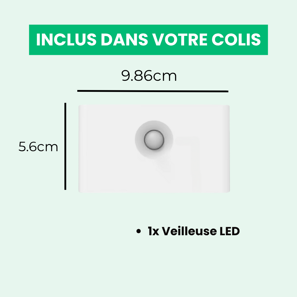 Veilleuse LED à Induction sans fil