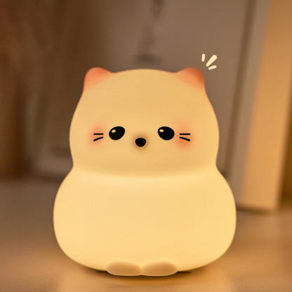 Veilleuse Chaton Doux Lumineux