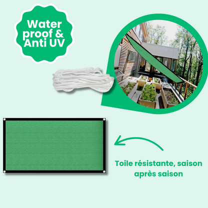 Voile d'Ombrage Rectangulaire Premium