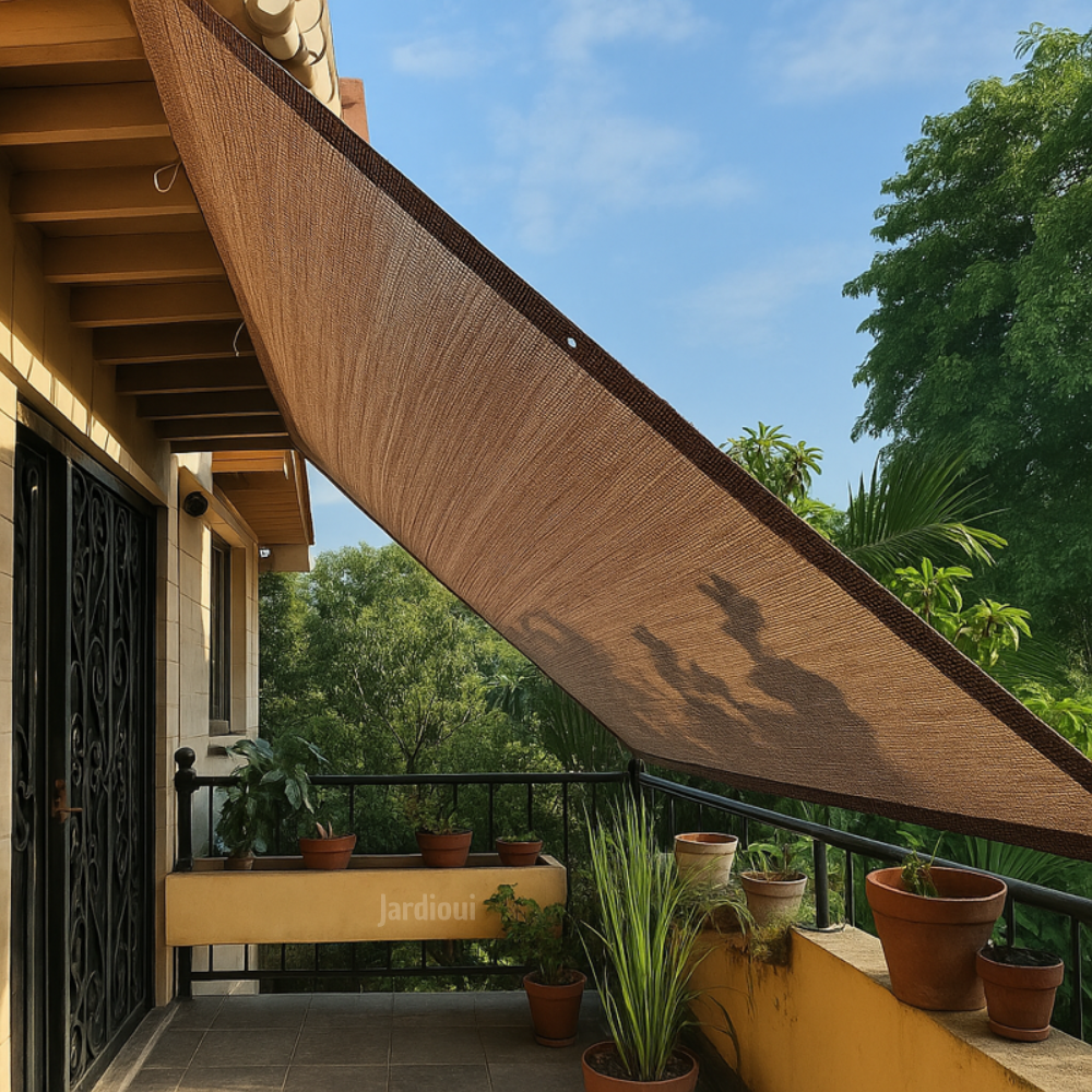 Voile d'Ombrage Trapeze pour Terrasse