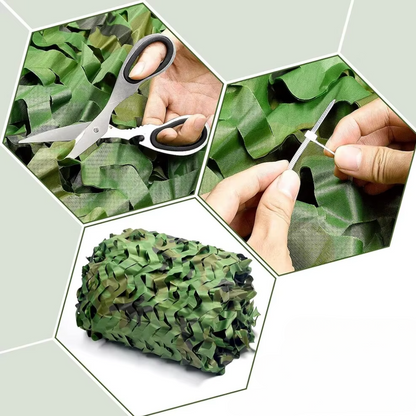 Voile d'Ombrage Camouflage Premium