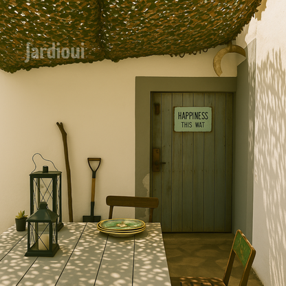 Voile d'Ombrage Camouflage Premium