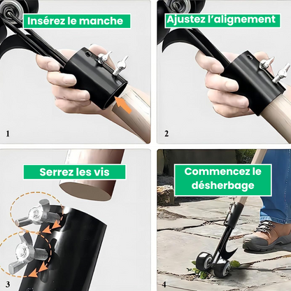 Crochet de désherbage ultra-efficace