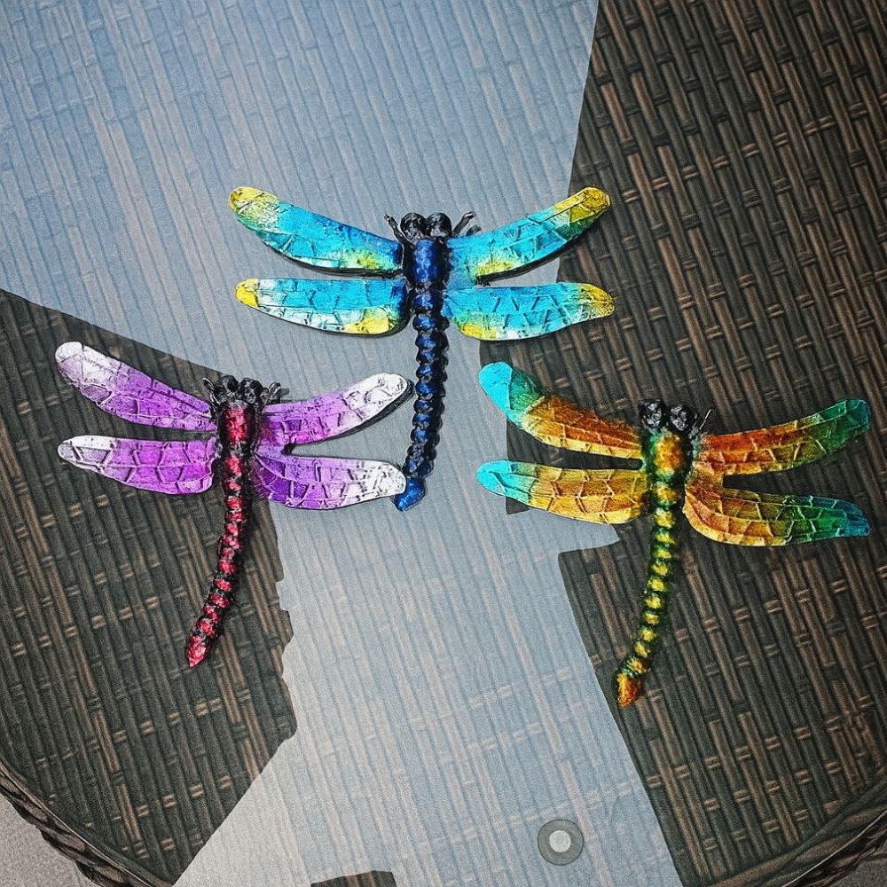 Libellule Murale Décorative de Jardin