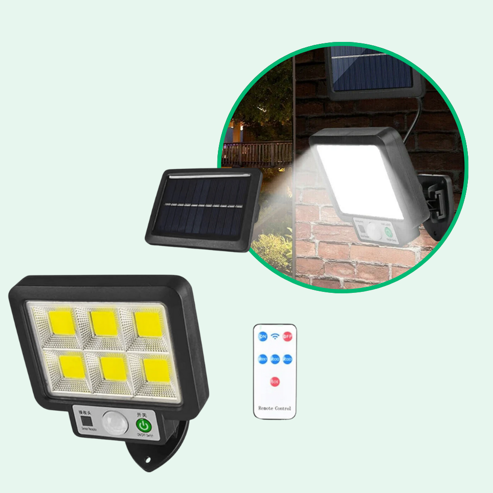 Lampe Solaire Puissante avec Détecteur de Mouvement