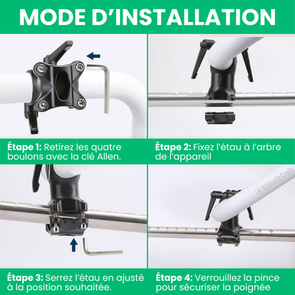 Poignée Réglable Universelle pour Débroussailleuse (+1 Sangle Offerte)