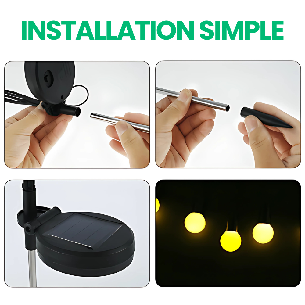 Lampes LED Lucioles à Énergie Solaire - Offre Spéciale