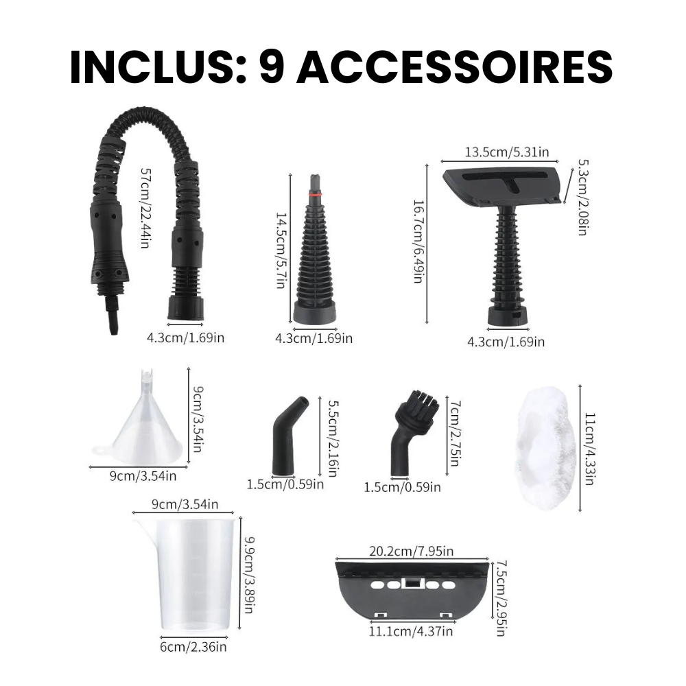 Nettoyeur Vapeur Compact Multi-Surfaces | V46 PRO