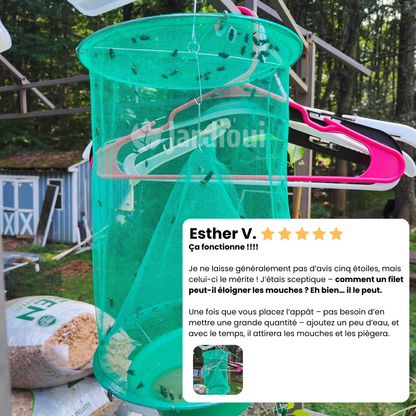 Piège à mouches Suspendu d'Extérieur Ultra Efficace