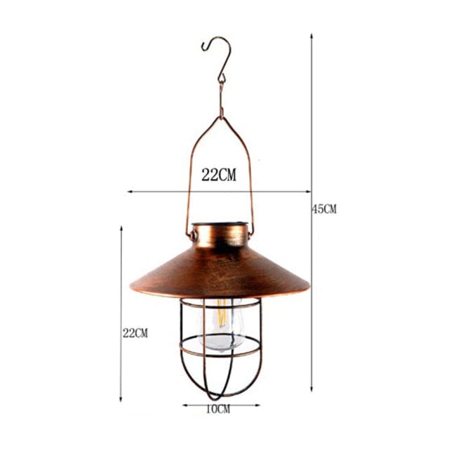 Lanterne Solaire Extérieure à Suspendre