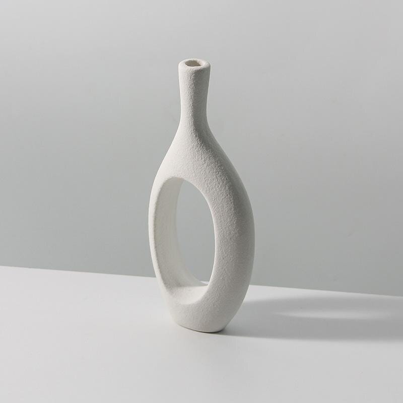 Vase Nordique Minimaliste en Céramique