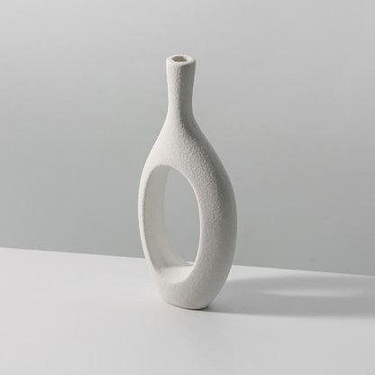 Vase Nordique Minimaliste en Céramique