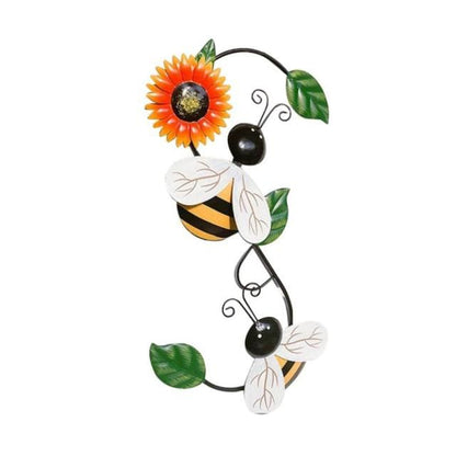 Décoration Murale Extérieure "Abeille & Coccinelle"