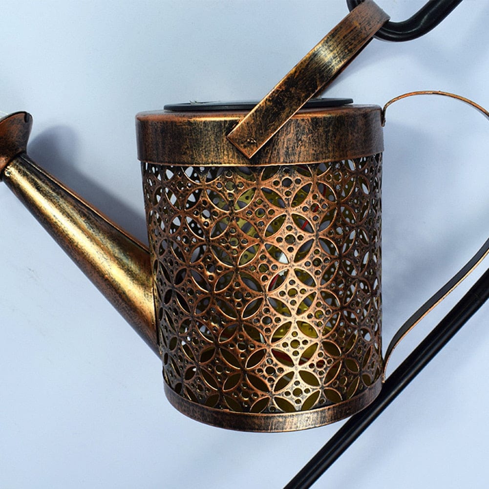 Lampe de Jardin Solaire Arrosoir Lumineux Amélioré