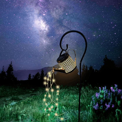 Lampe de Jardin Solaire Arrosoir Lumineux Amélioré