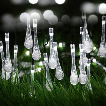 Guirlande Solaire Extérieure LED Goutte d'Eau