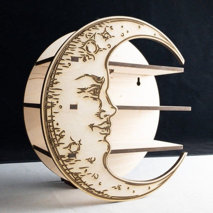 Étagère "Croissant de Lune" en Bois