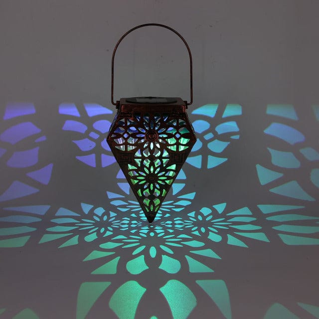 Lanterne Solaire Extérieur à Poser Bohème