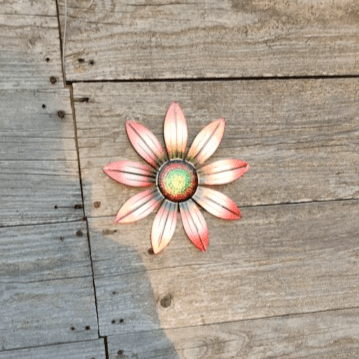 Décoration Murale Extérieure " Fleurs Colorées "