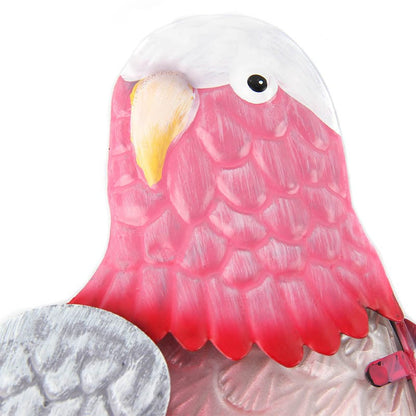 Décoration Murale Extérieure "Perroquet sur sa Branche"