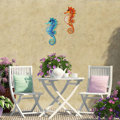 Décoration Murale "Trio d'Hippocampe" ( 3 pièces )