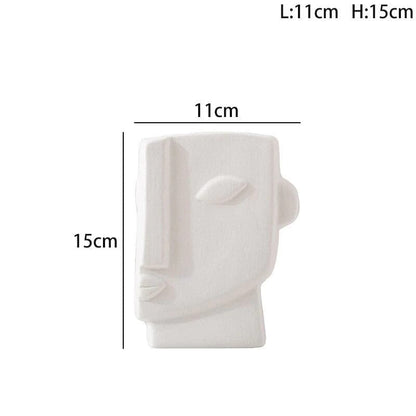 Vase Visage Abstrait