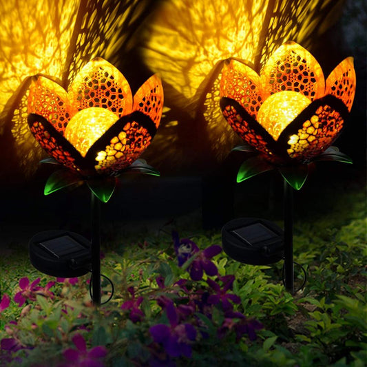 Lampe Solaire Fleur Pour Jardin