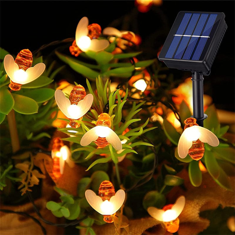 Guirlande Solaire Guinguette LED Abeilles