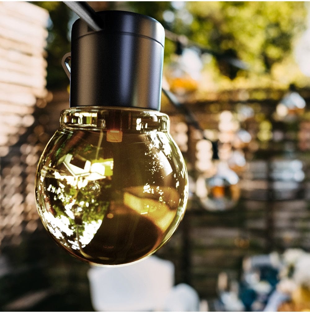 Guirlande d'Ampoules Solaires LED Pour Extérieur